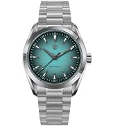 watchdives VH31 Quartz Watch, WD0006 Stainless Steel Wristwatch 38mm Domed Sapphire Crystal Luxur...