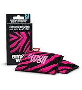 SmellWell - Scented Shoe Deodorizer Inserts - Odor Eliminators - Activated Bamboo Charcoal + Mine...