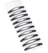 Black Metal No Slip Hair Clips, Barrettes and Hairpins for Girls and Women