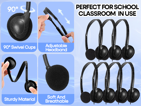 bulk headphones for classroom