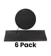 Envelor Anti-Slip Rubber Stair Treads - Non-Slip, Strong Grip - All-Weather Safety Step Mats for ...