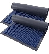 OLANLY Front Door Mat Indoor Outdoor Entrance, 2-Pack 29.5 x 17 Inch, Waterproof Heavy Duty Doorm...
