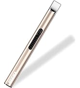 REIDEA Electronic Candle Lighter Arc Windproof Flameless USB Rechargeable Lighter with Safe Butto...