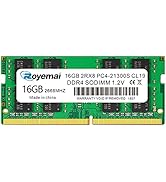 DDR4 21300S PC4 2666 16GB SODIMM, DDR4-2666MHz PC4-21300 CL19 2Rx8 1.2V Non-ECC 260 Pin Laptop Me...