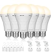 Ostwiki Rechargeable Light Bulbs, 1200mAh Led Battery Backup Bulb for Lamps 6 Pack Emergency Ligh...