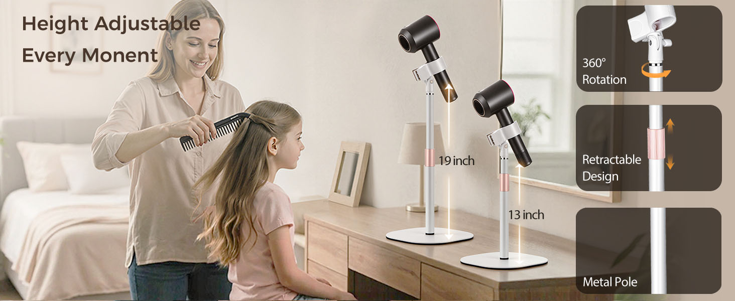 hair dryer stand holder