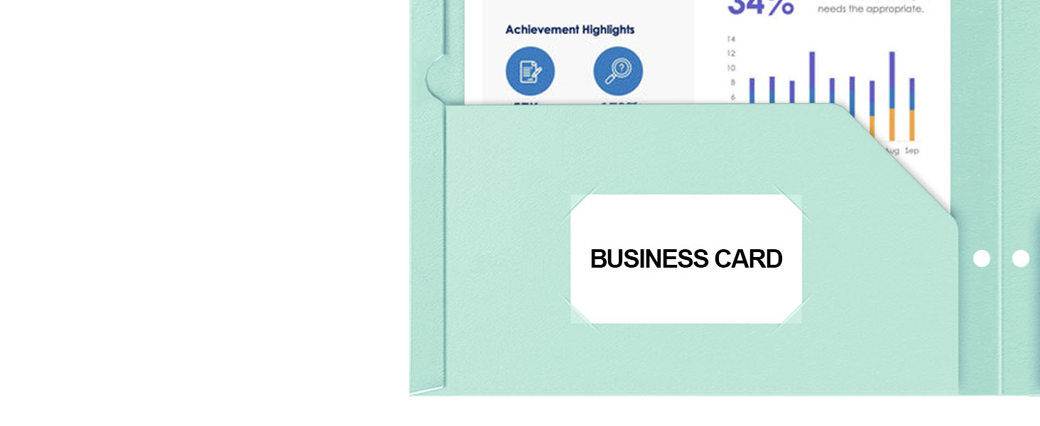 paper folders with pockets