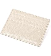 M-Plateau Credit Card Wallet, Super Slim Card Holder, Genuine Leather Wallet for Man and Women wi...