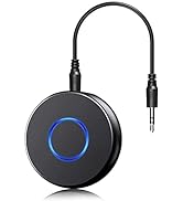 Bluetooth Aux Adapter for Car, SONRU Bluetooth 5.0 Receiver for Car,Wireless Audio Adapter Portab...