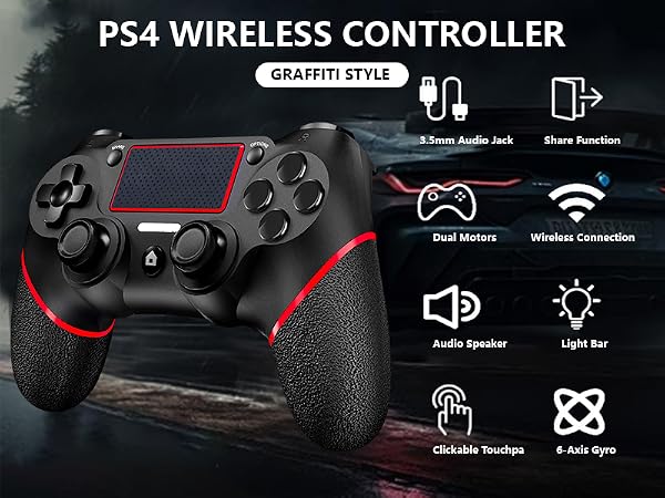 ps4 controller, playstation 4 controller, ps4 controller dualshock 4, dualshock 4, control ps4