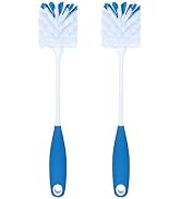 PHYEX 2 Pack Long Handle Bottle Scrubbing Brushes, Water Bottle Cleaner for Washing Glasswares, W...
