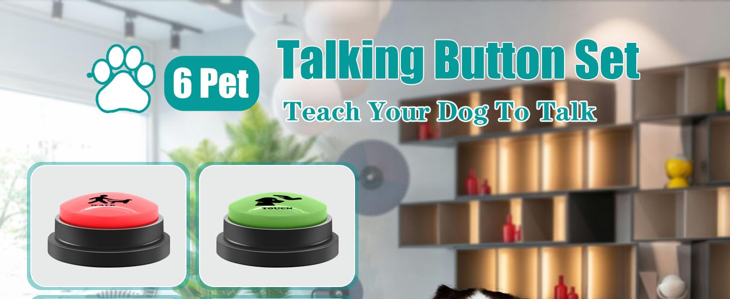 Dog Talking Button Set