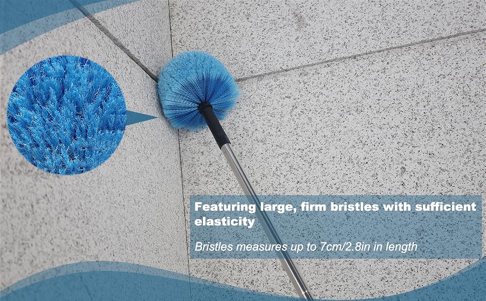 Twist-On Spider Web Brush for Outdoor & Indoor Web Cleaning