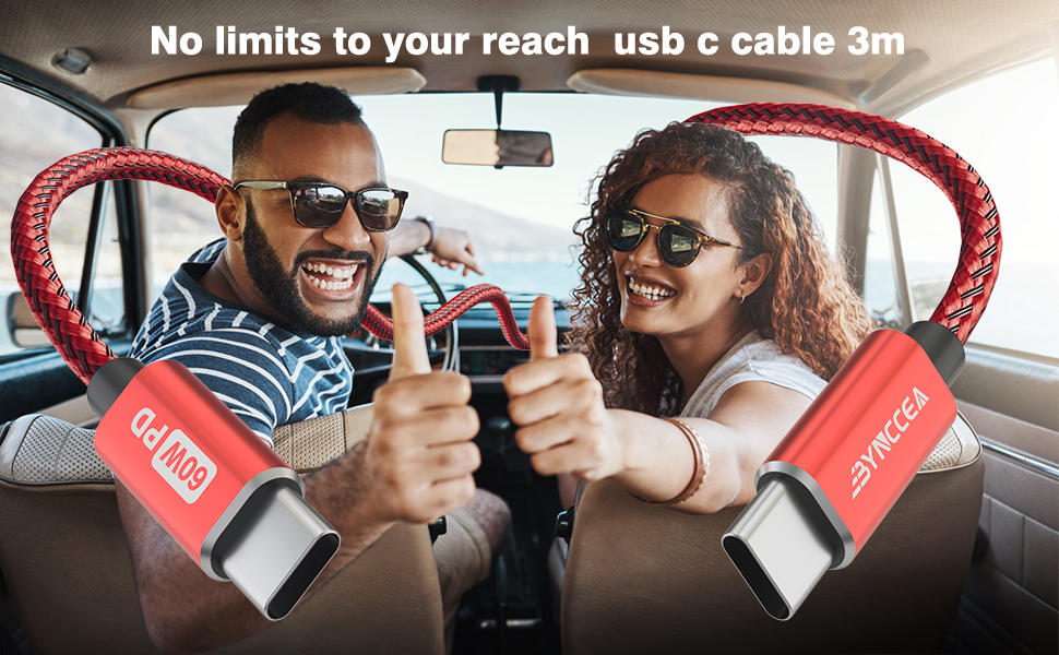 Long 10ft C to C Cable