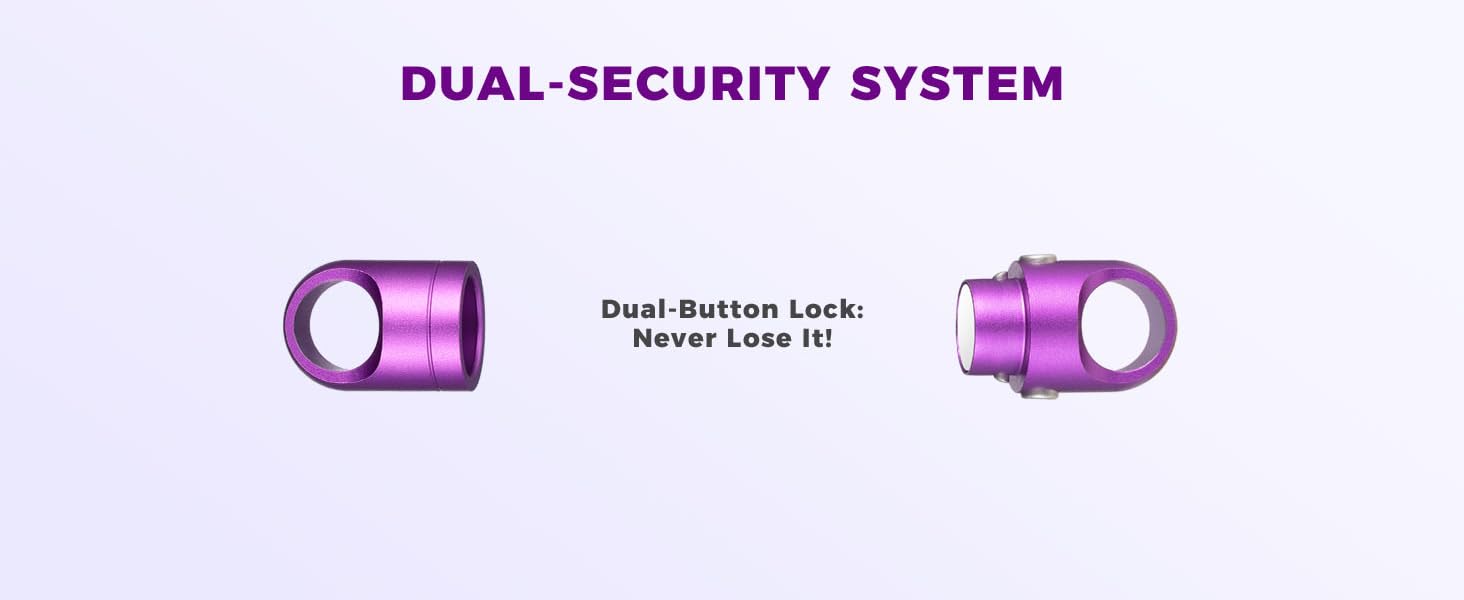 MAGNETIC KEY RING DUAL-SECURITY SYSTEM