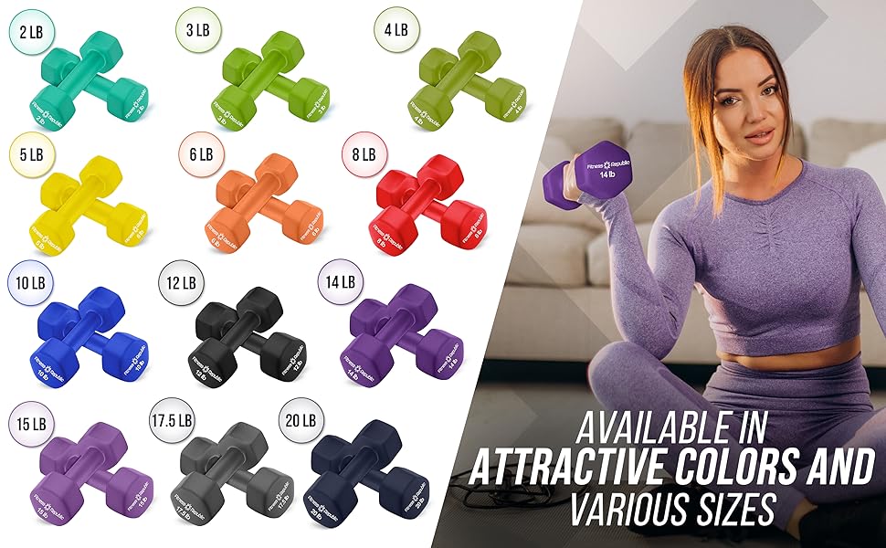 20lb 15lb lb neoprene hex easy grip anti slip roll workout dumbbells weights pairs home gym set