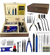 AEORUM 3D Printer Tools, 70 Pcs 3D Printer Accessories Kit with Wood Toolbox Includes 3D Printer ...