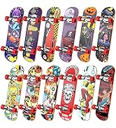 TIME4DEALS Fingerboard Mini Finger Skateboards 12PCS Professional Finger Boards Set Creative Fing...