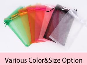 white organza bags
