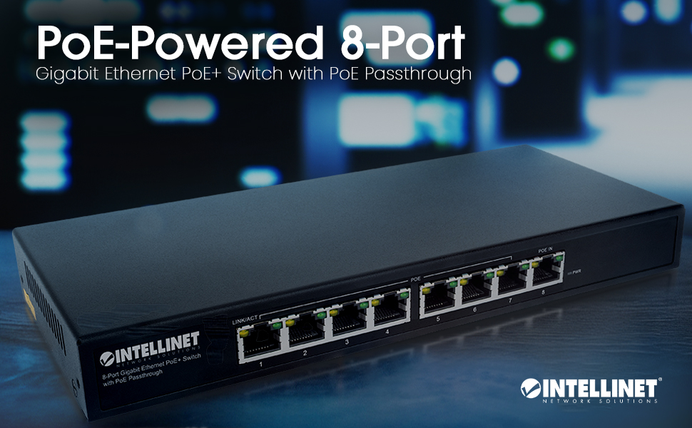 PoE-Powered 8-Port
