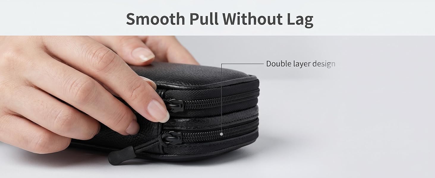 Double layer double zipper