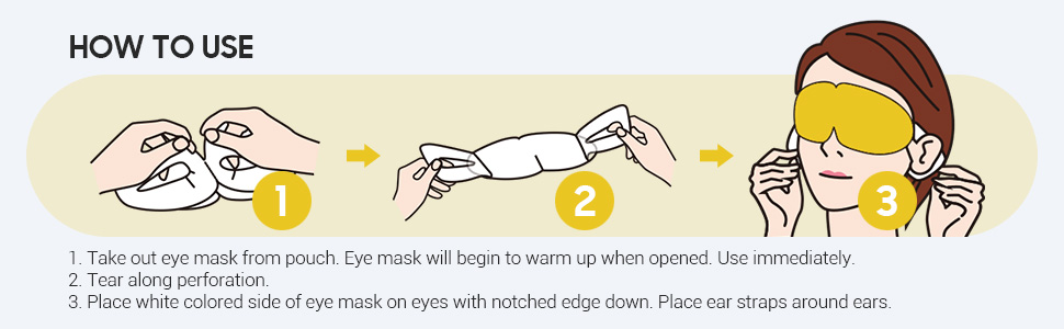 Steam eye mask