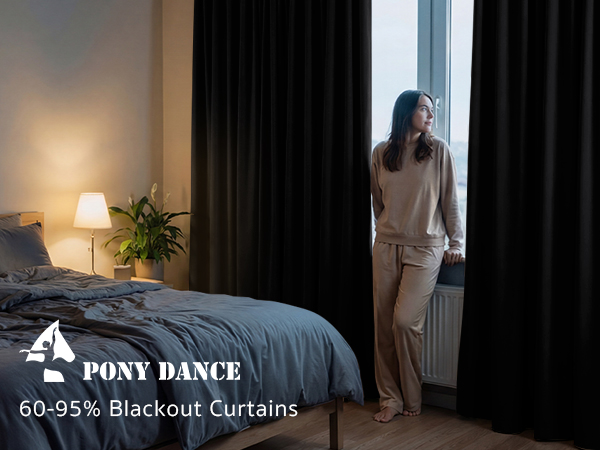 Atmospheric blackout curtains
