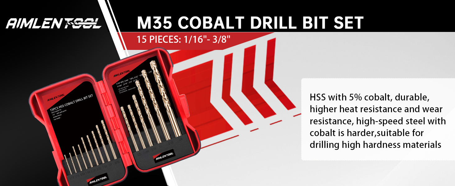 Cobalt Drill Bits Set