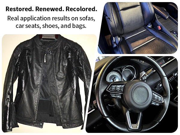 black leather paint