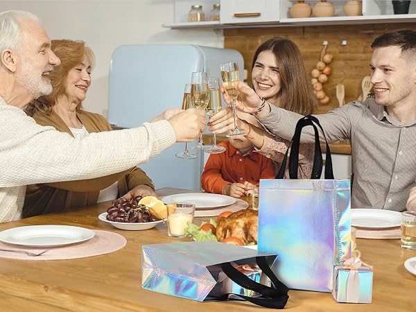 holographic gift bags