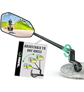 RBRL Bicycle Mirror, Aluminum Alloy Bike Mirror Handlebar Mount, Anti-shake & Break-proof, Foldab...