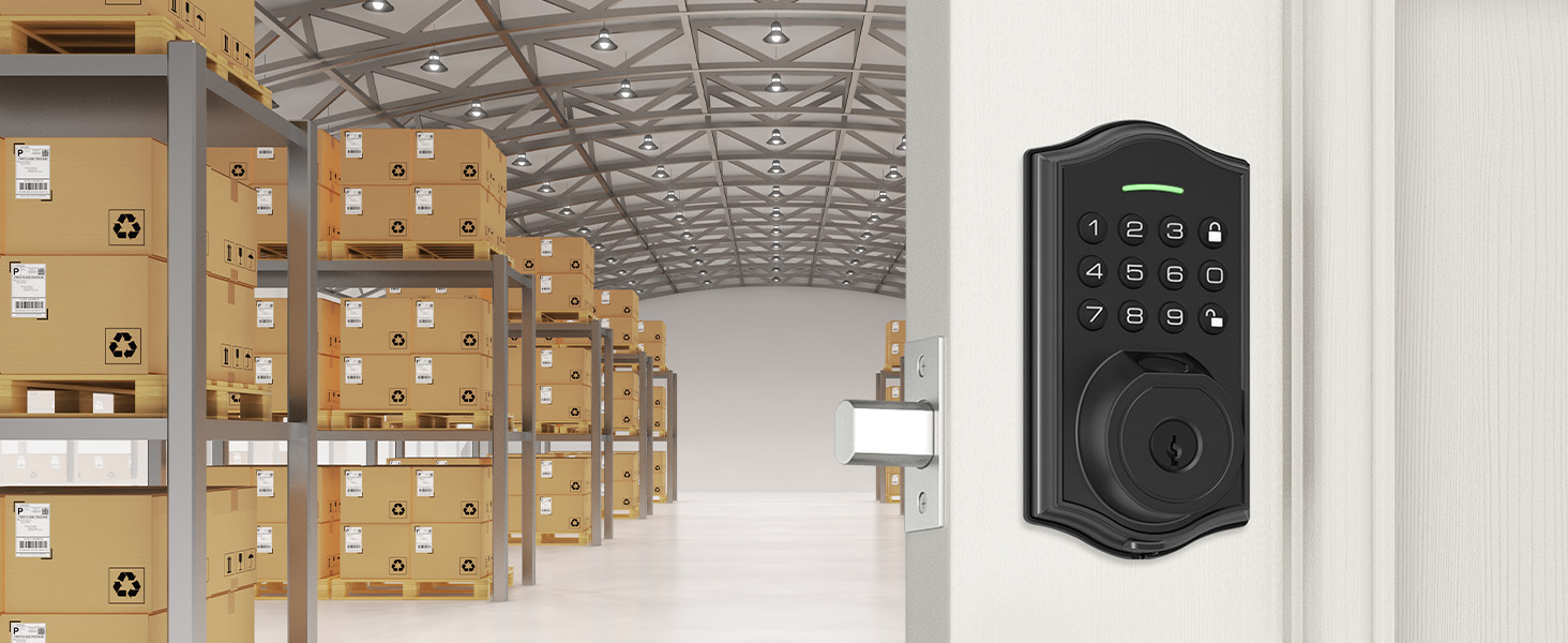 keyless entry door lock deadbolt