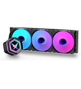 RUIX NC360 ARGB AIO CPU Liquid Cooler, 360mm High-Performance Water Cooling with High-Speed Ceram...