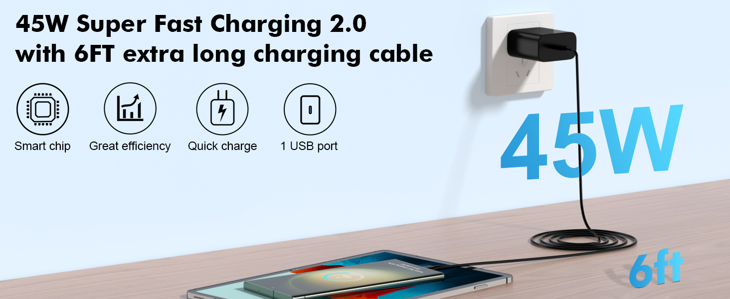 super fasr charger 45w faster
