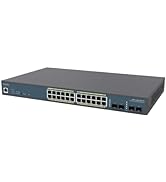 EnGenius 24 Gigabit 802.3at/af PoE+ Port Full Power Layer 2 Managed Switch, 4 SFP Ports, 410W PoE...