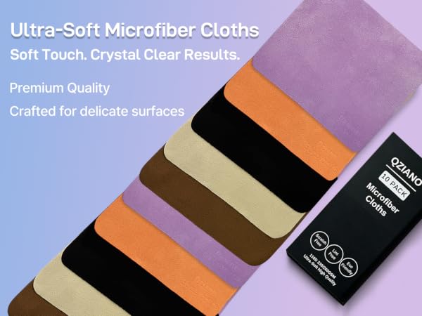 Ultra-Soft Microfiber Cloths