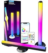 Smart LED Light Bars,14 Inches WiFi Gaming Light Bars Work with Alexa and Google Assistant,RGB+IC...