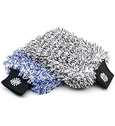 The Rag Company - The Cyclone Ultra Wash Mitts - 70/30 'Gauntlet' Blend Korean Microfiber, Foam P...