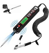 KAIWEETS 0.8V-100V DC Smart Automotive Test Light, Buzzer Circuit Tester with Sharp Probe, Bidire...