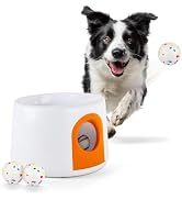 ALL FOR PAWS Automatic Dog Ball Launcher, Interactive Fetch Toy for Small Medium Large Dogs, Rech...