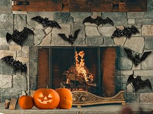 3D Halloween Hanging Bats Decoration