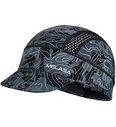 MELASA Cycling Cap, Cooling Skull Cap Helmet Liner with Sun Visor, Sun Protection Running Bike Ca...
