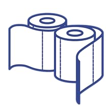 Holds 2 Rolls