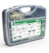 Aienxn 159PCS 32 Sizes Vacuum Connector Assortment -1/8" 3/16" 1/4" 5/16" 3/8" Automotive Vacuum ...