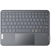 Inateck Bluetooth Keyboard with Touchpad, Ultra Slim and Portable Wireless QWERTY Keyboard, Compa...