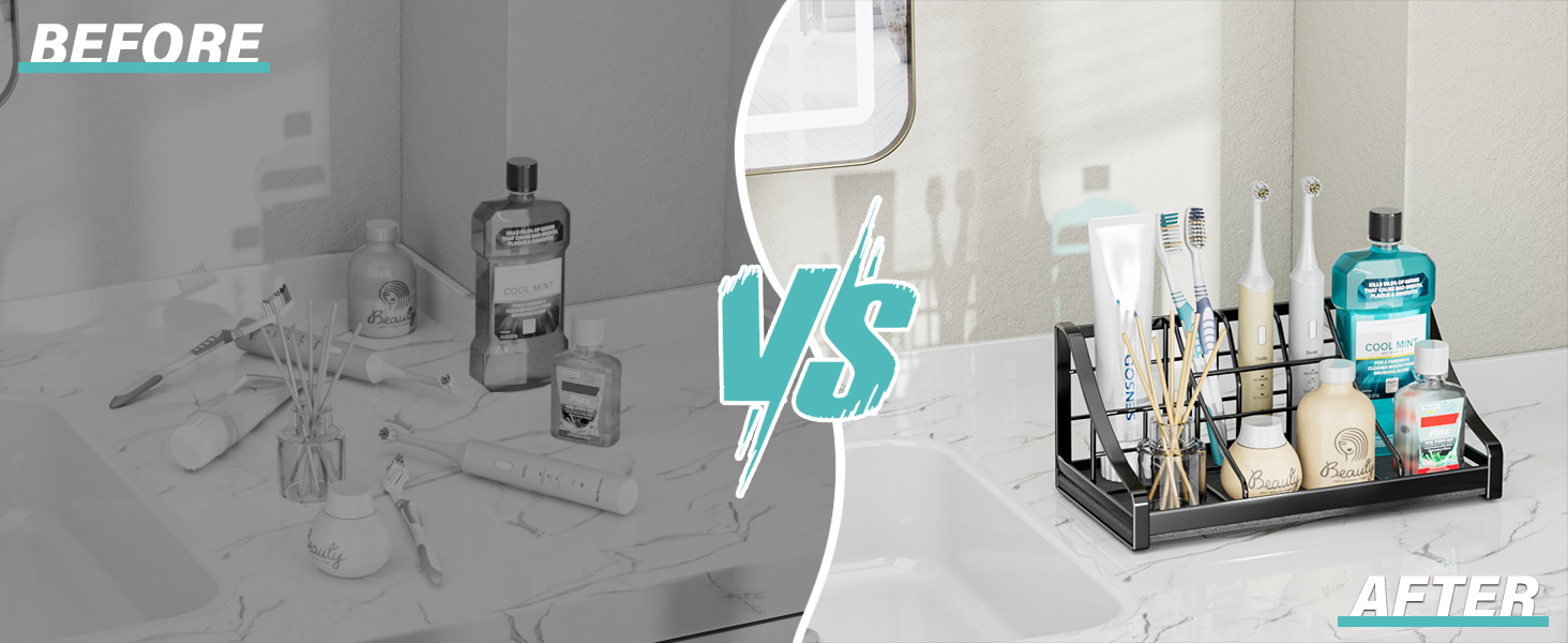 bathroom countertop organizer