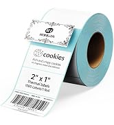 2''x1 Thermal Labels, Direct Thermal Label,Roll of 1000 Thermal Labels Waterproof, Oil-Proof Stic...
