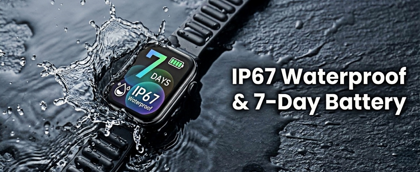 Waterproof watches for women splashed with water during workout.