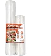 Vacuum Sealer Bags Rolls, 2 Pack Customizable Size BPA-Free Textured Food Saver Rolls for Sous Vi...