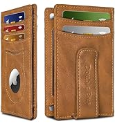 Double Bus Slim Wallet for Men Credit Card Holder Wallet RFID Blocking Bifold Mens Slim Wallet,Th...